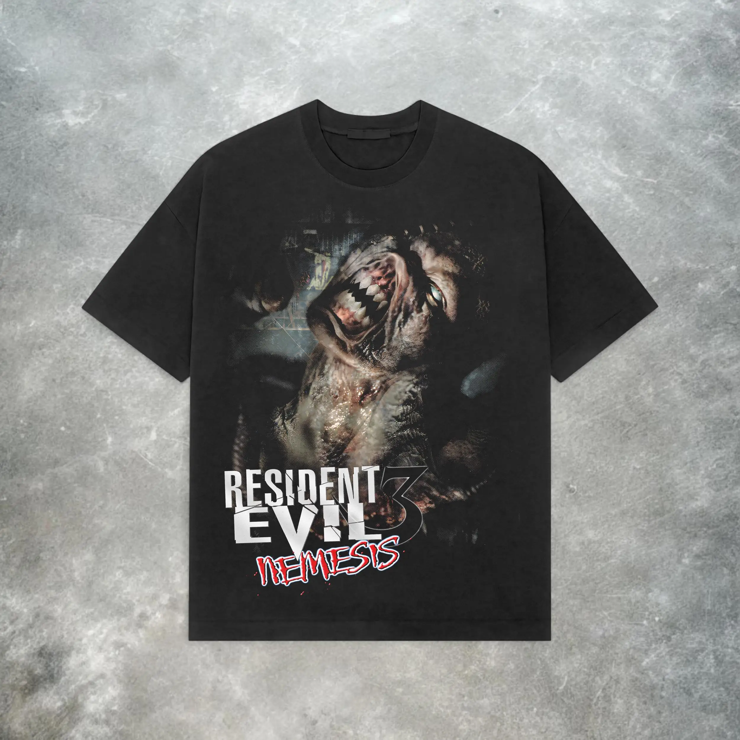 Camiseta Resident Evil 3: Nemesis PS2 - Camiseta retro de juego de terror Y2K - Camiseta gráfica para parejas, estilo streetwear de primavera/verano