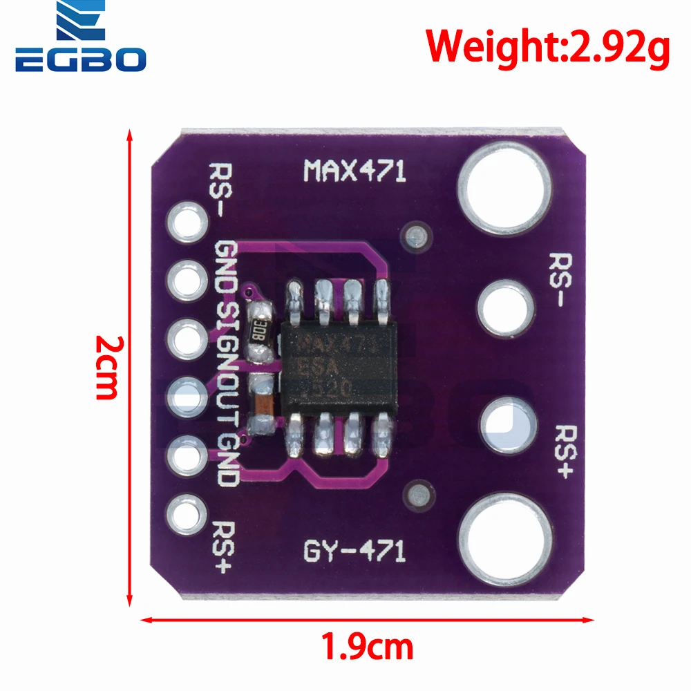 Φ MAX471 3A модуль датчика тока потребляет Текущий Модуль обнаружения для Arduino DC 0 -30V
