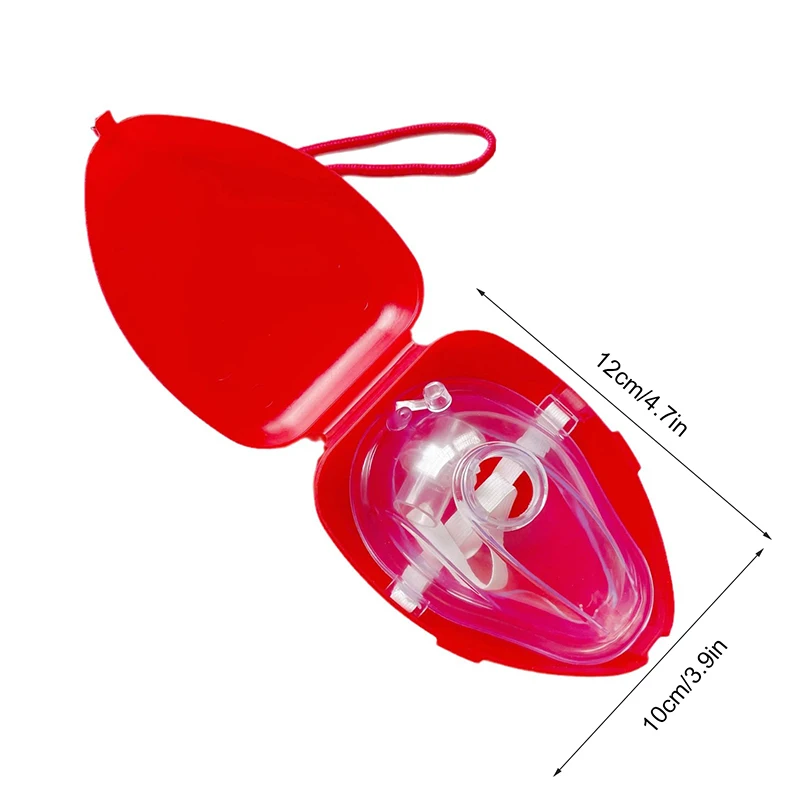 1pc Resuscitator Rescue Emergency First Aid Masks CPR Breathing Mask Mouth Breath One-way Valve Professional First Aid Tools - view 5