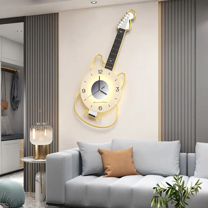 Creative Wall Clocks for Living Room, Dining Room, Fashion Atmosphere, Quiet Clock, Light, Luxury, Modern, Simplicity, Household