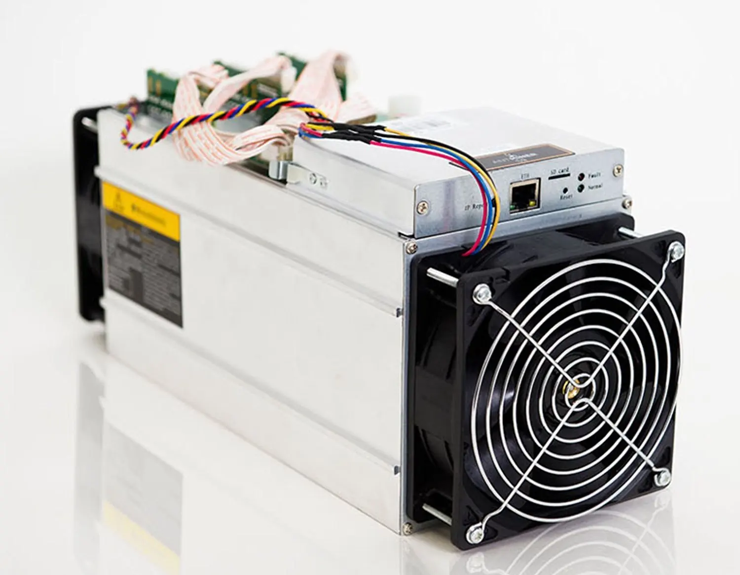 오리지널 AntMiner ASIC 비트코인 채굴기, 전원 공급 장치 및 코드 포함, S9 ~ 13.5TH/s @ 0.098W/GH 16nm