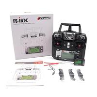 FLYSKY FS-i6X 10CH 2.4GHz AFHDS Toy Part 2A RC Transmitter With X6B/iA6B/A8S/iA10B Receiver for RC FPV Cars Boats   Airplane