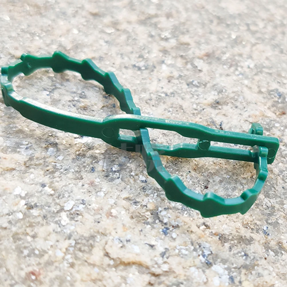 

150pcs Vine Climbing Plant Fasteners Green Durable Pe Material Garden Fixing Tie Plant Support Ties Gardening Binding Ties For