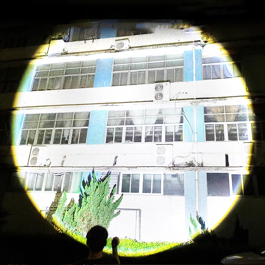 800000LM Super Bright Flashlight OutdoorLong Shot 3000m Torch Rechargeable 18650 Flashlight Powerful LED Camping Hunting Lantren