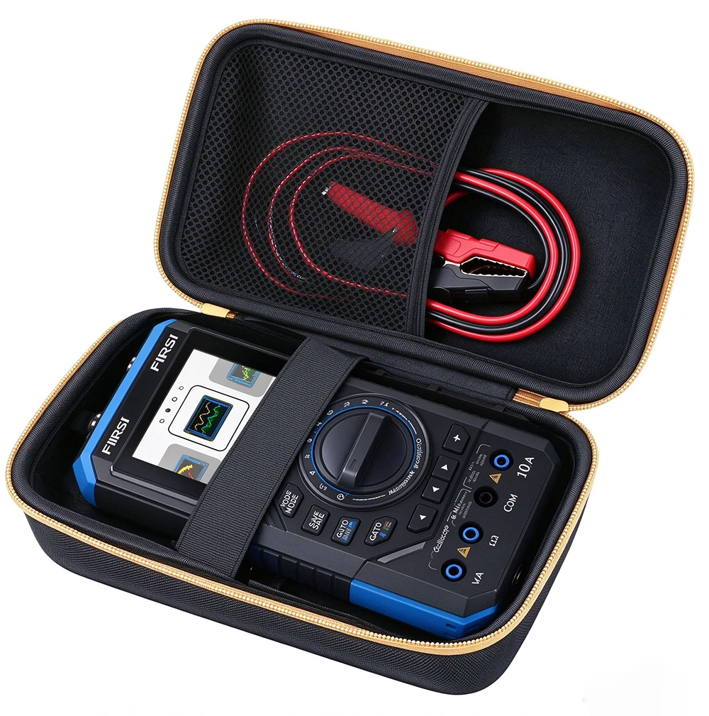 Hard Carrying EVA Case for FNIRSI DST-210 and DST-201 3IN1 Digital Multimeter Portable Storage Shockproof Case-Case ONLY