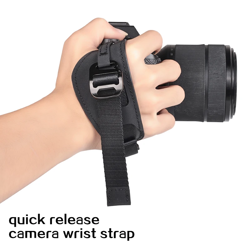 High-Quality Artificial Leather Camera Wrist Strap Handle Suitable for DSLR Cameras Compatible with Nikon Canon Fuji Sony