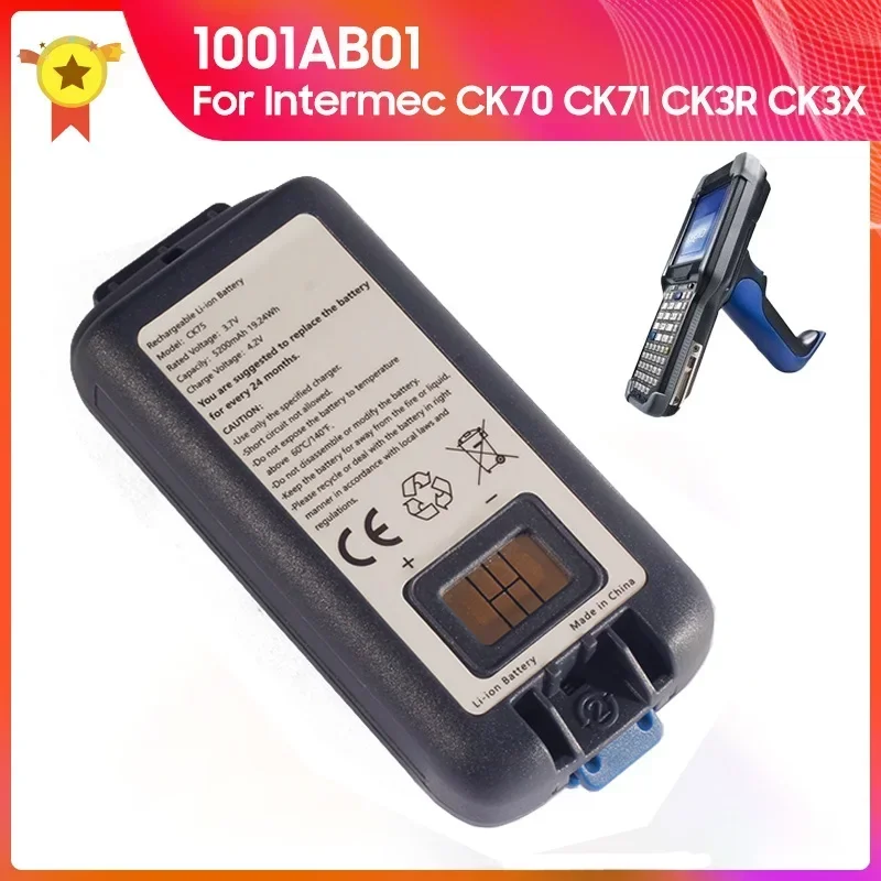 

Replacement Battery 1001AB01 For Intermec CK70 CK71 CK3R CK3X AB17 50135498-002 318-046-001 1001AB01 High Quality Batteries