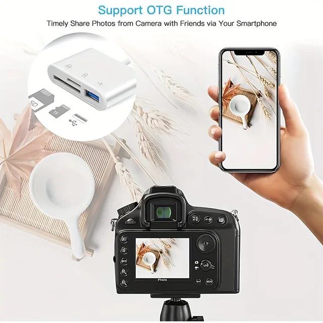 Type C Adapter TF CF SD Memory Card Reader OTG Writer Compact Flash USB-C for IPad Pro Huawei Macbook Samsung Xiaomi Cardreader 2