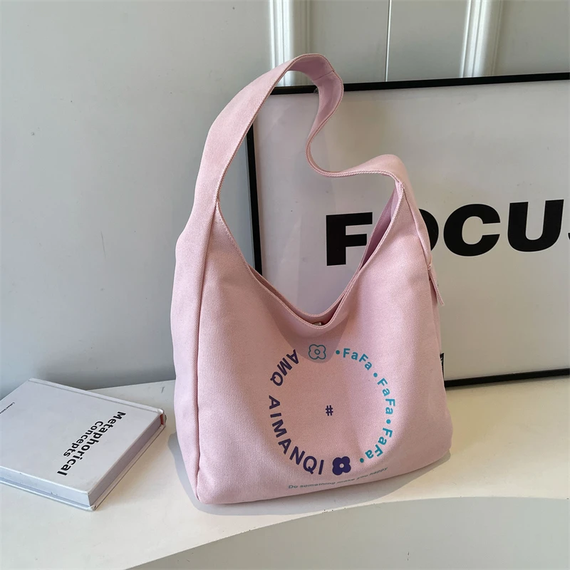 Bolsos de hombro con compartimento Interior suave y liso, bolsos informales de gran capacidad con cremallera, gran oferta 2024, bolsos de lona para mujer