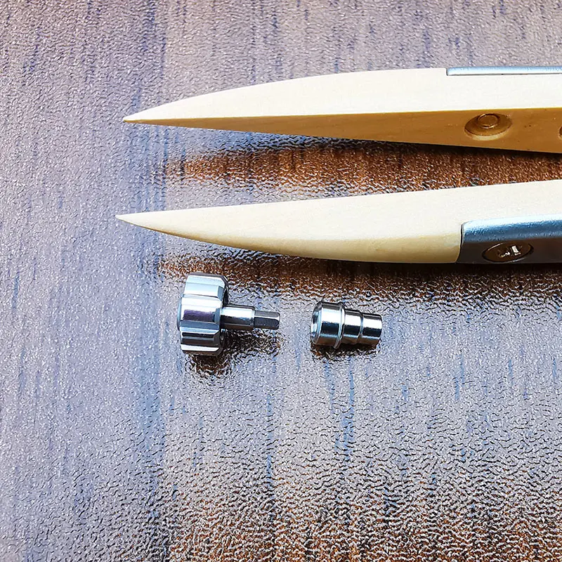 

Stainless Steel Watch Crown For OMG 41.5mm Seamaster Aqua Terra 150M 231.10, Top Quality Watch Parts