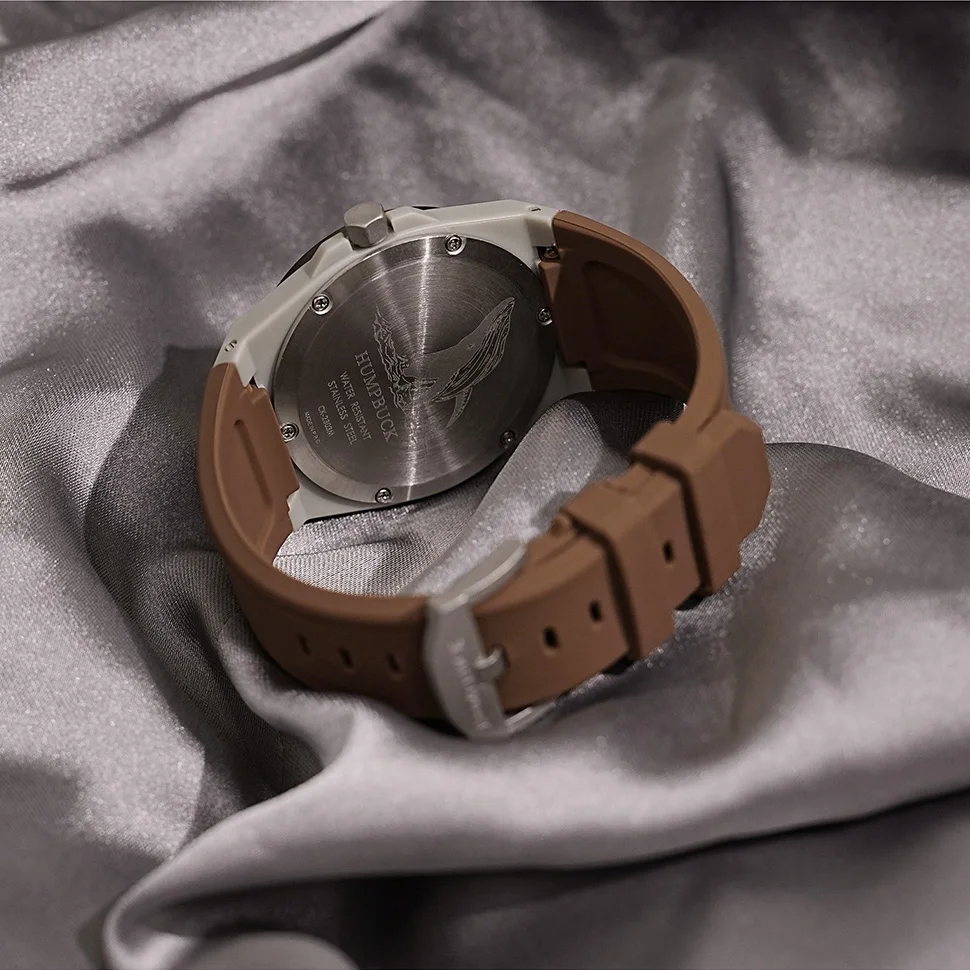 HUMPBUCK Watch Sport Fashion Quartz Casual Light Waterproof Business Swimming Men's Wristwatch New Original Silicone Strap