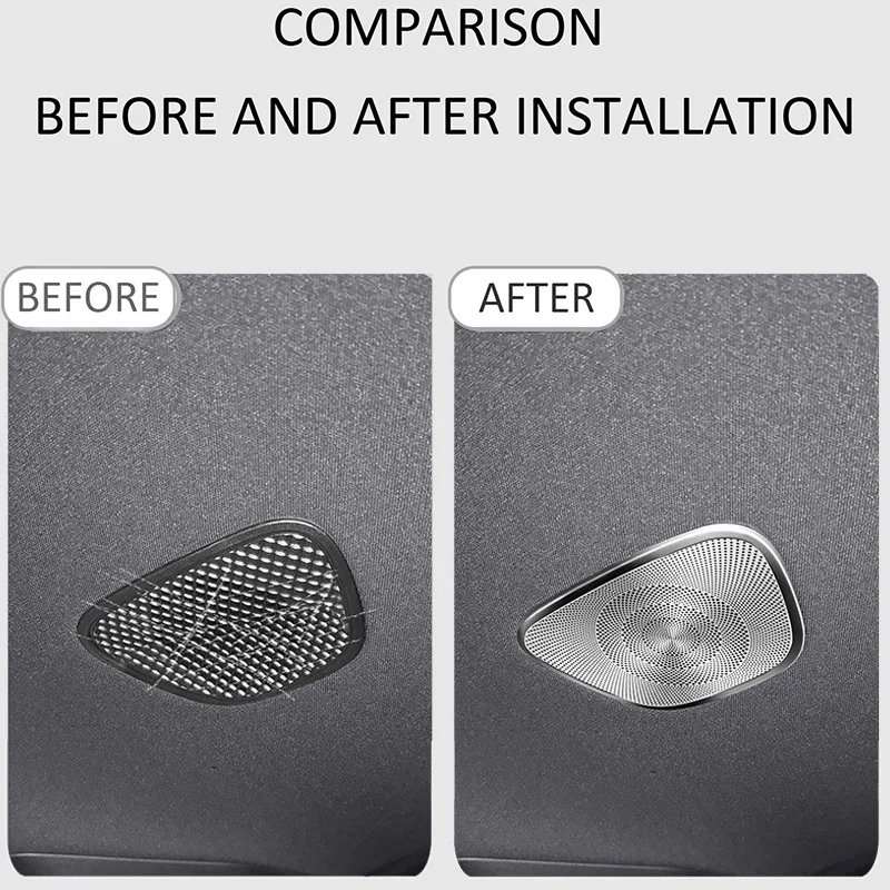 For BYD Sealion Sea Lion 06 DM-i EV 2025 Car Trunk Lid Speaker Cover Trunk ceiling stainless steel Grille Dust cover Interior