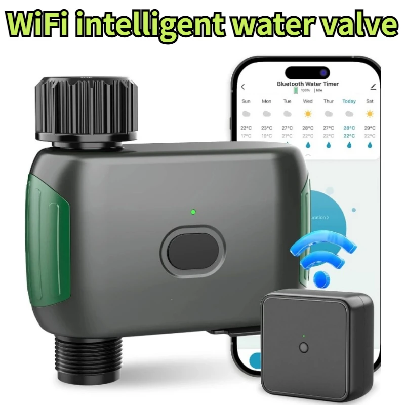 Intelligent WiFi Sprinkler Timer Water Valve Single Sprinkler Remote Control Irrigation System Mode Rain Garden Sprinkler Delay