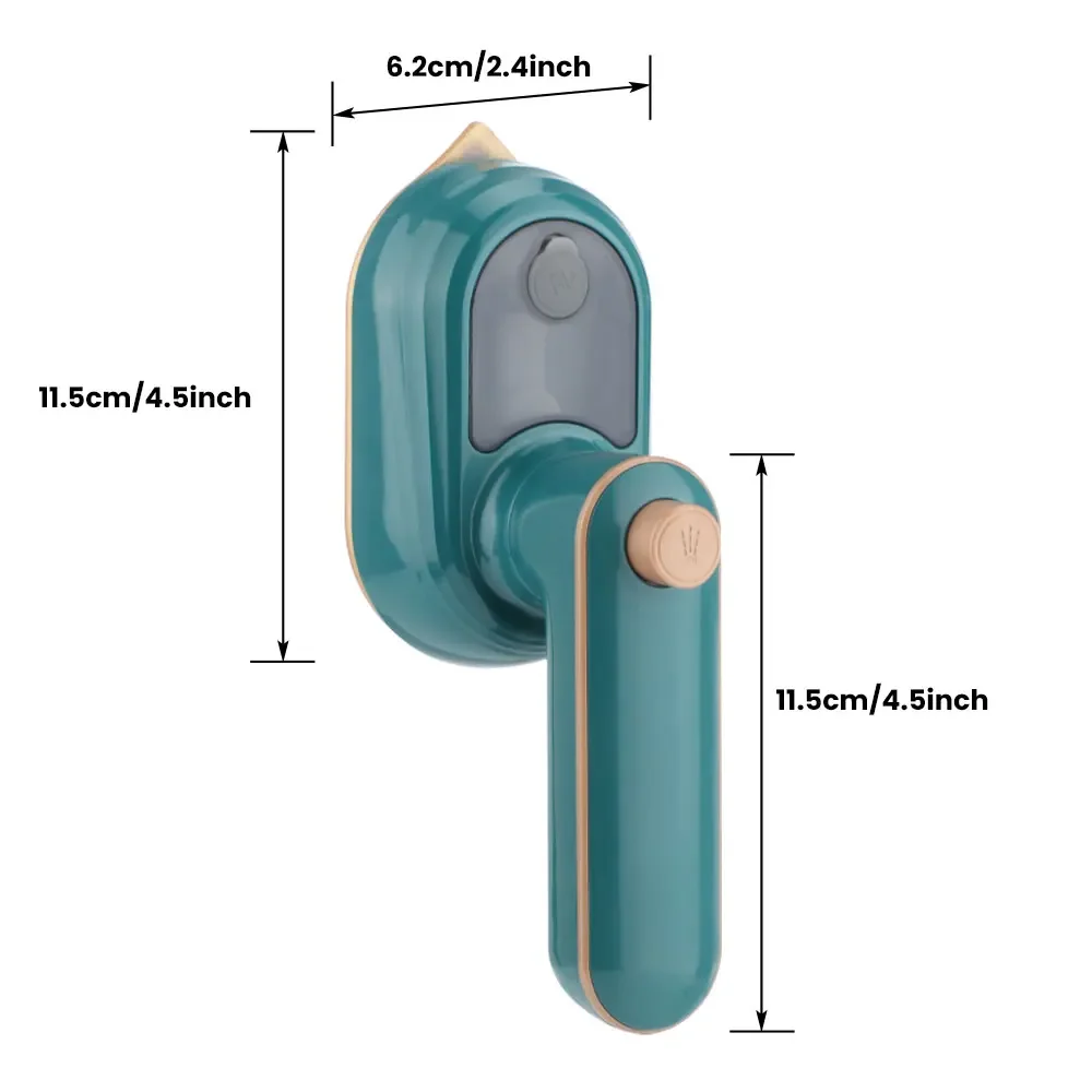 Mini Handheld Steam Iron 170° Rotating High-Temperature 180°C Portable Garment Steamer Wet & Dry Ironing Machine for Home&Travel image 6