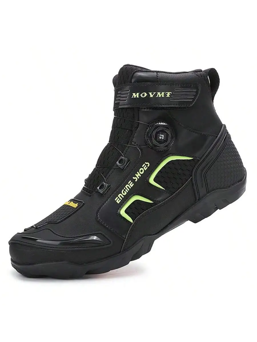 

Non-slip motorcycle boots, riding boots, rubber soles, sports bicycle shoes and protective motorcycle shoes
