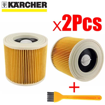 Air ตัวกรองฝุ่นสําหรับ Karcher เครื่องดูดฝุ่นอะไหล่ตลับหมึก HEPA FILTER WD2250 WD3.200 MV2 MV3 WD3 Karcher ชิ้นส่วนกรอง