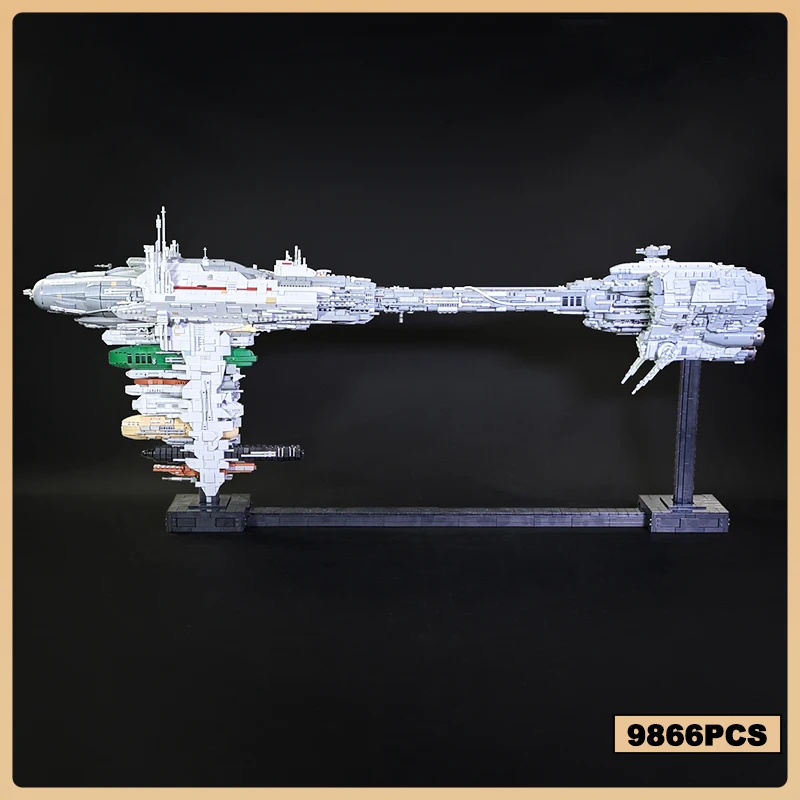 Classic Battleship Model Building Blocks UCS Collection Medical Frigates Micro Fleet Spaceship MOC Bricks Toys For Kids Gifts