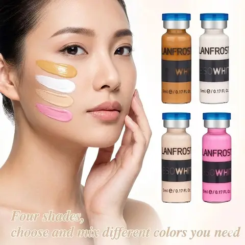 Professional BB Cream Glow Kit Niacinamide Ampoule Serum Whitening Foundation Semi Permanent Makeup Mesotherapy Solution 10pcs