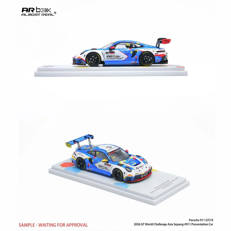 Almost Real 1:64 Porsche 911 Gt3 R 2026 Gt World Challenge Asia