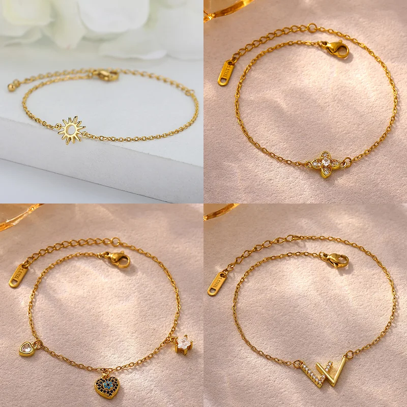 Elegante Zirkon-Blumenarmbänder für Frauen, 18 Karat vergoldet, Kristall, geometrisches Blumenarmband, Hochzeit, Party, Luxus-Schmuck, Geschenk
