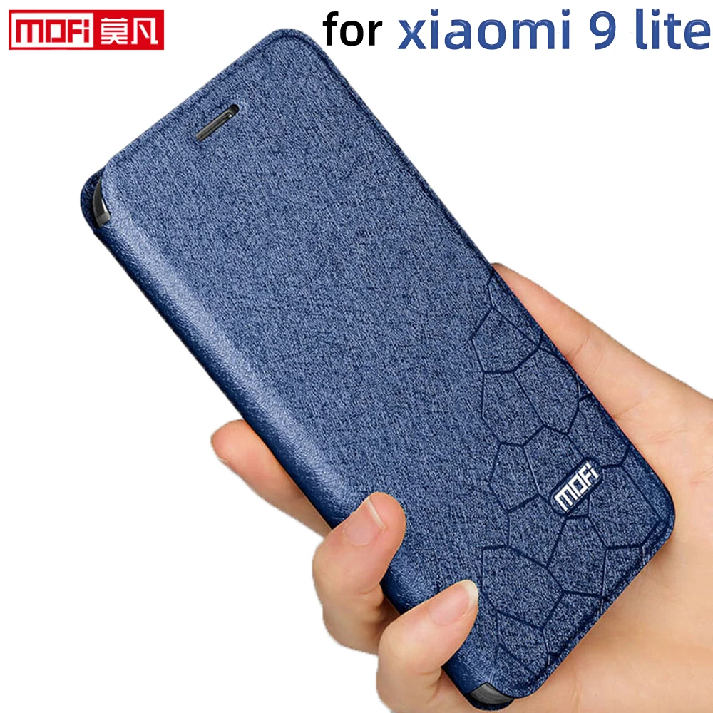 Custodia flip per xiaomi 9 lite custodia xiaomi mi9 lite cover leather back book soft tpu silicon kickstand luxury xiaomi mi9lite house