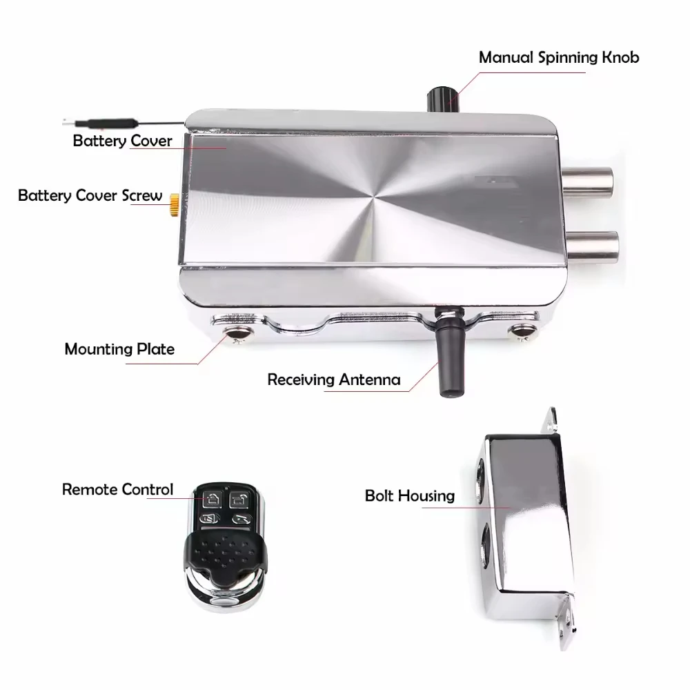 TTlock Tuya Wifi Fernbedienung Schloss smart Türschloss Drahtlose Bluetooth Smart Lock Unsichtbare Riegel Versteckte Keyless Lock