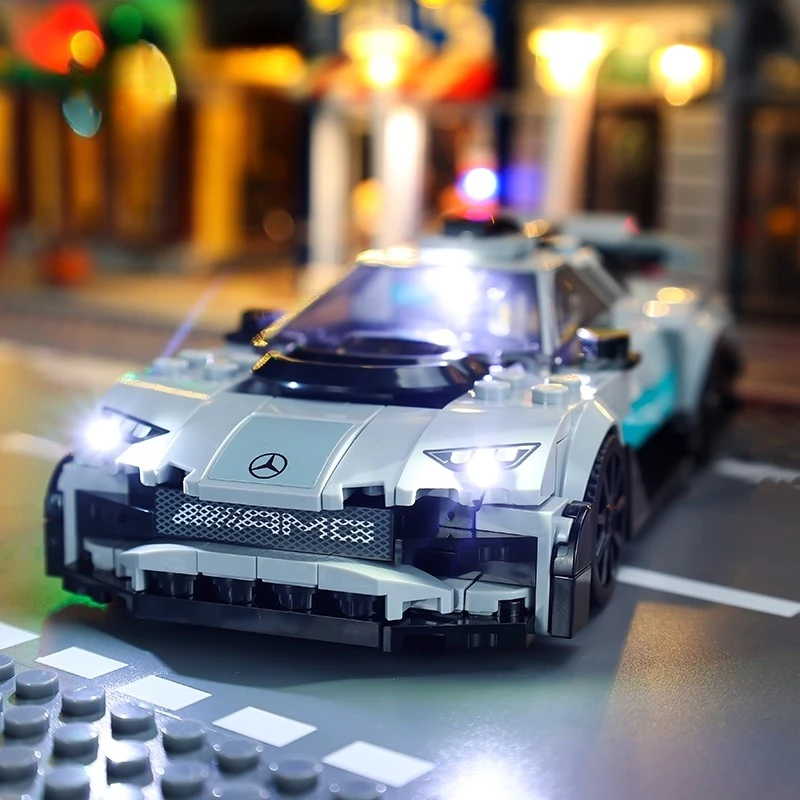 LED Light Set Suitable for LEGO Mercedes-AMG F1 W12 E Performance & Mercedes-AMG Project One 76909 Not Including Building Blocks