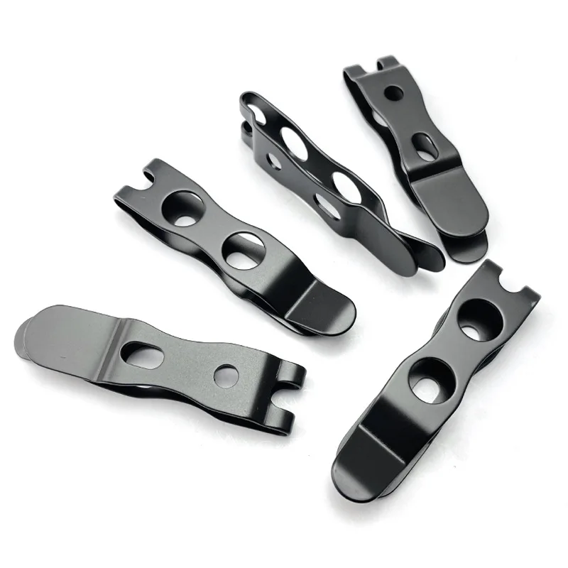 1PC Stainless Folding Tool Clips K Sheath Waist Clip Back Clip Scabbard Carrying Pocket Camp