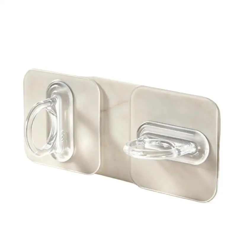 10 Pcs Multi Use Round Self Adhesive No Drill Wall Hooks For Kitchen Bathroom Storage