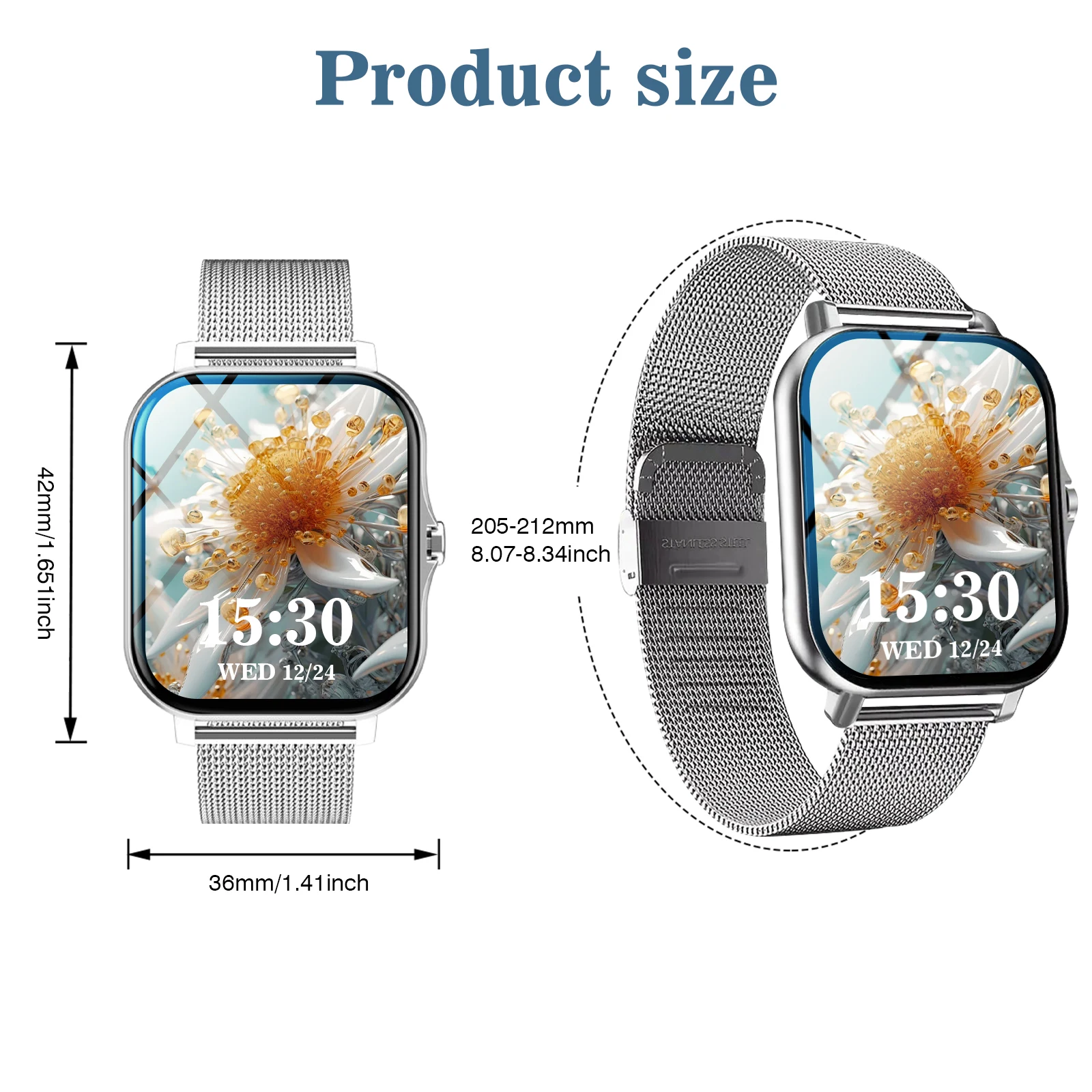 The latest smart watch in 2025, unisex, sports smart watch, supports wireless calls, sports fitness, Android iOS mobile phones