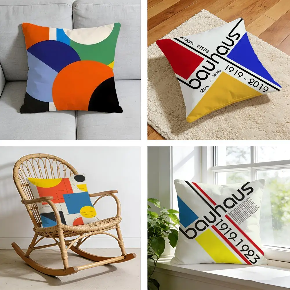 Famous B-Bauhaus Designs Cushion Cover Short plush pillowcas