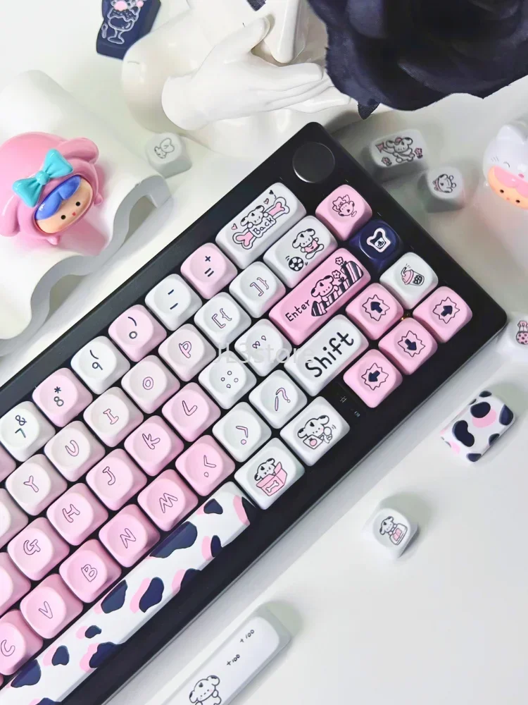 Keycap single personality original creative MOA theme five-sided sublimation process mechanical keyboard keycap PBT