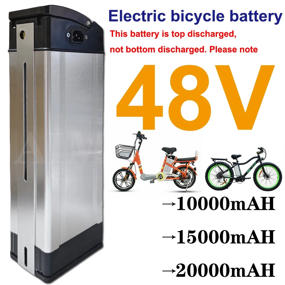 48V Rechargeable battery 10Ah/15Ah/20Ah 18650 with BMS Aluminum Case Anti-theft Lock HAIBA Bicycle battery,Folding car battery