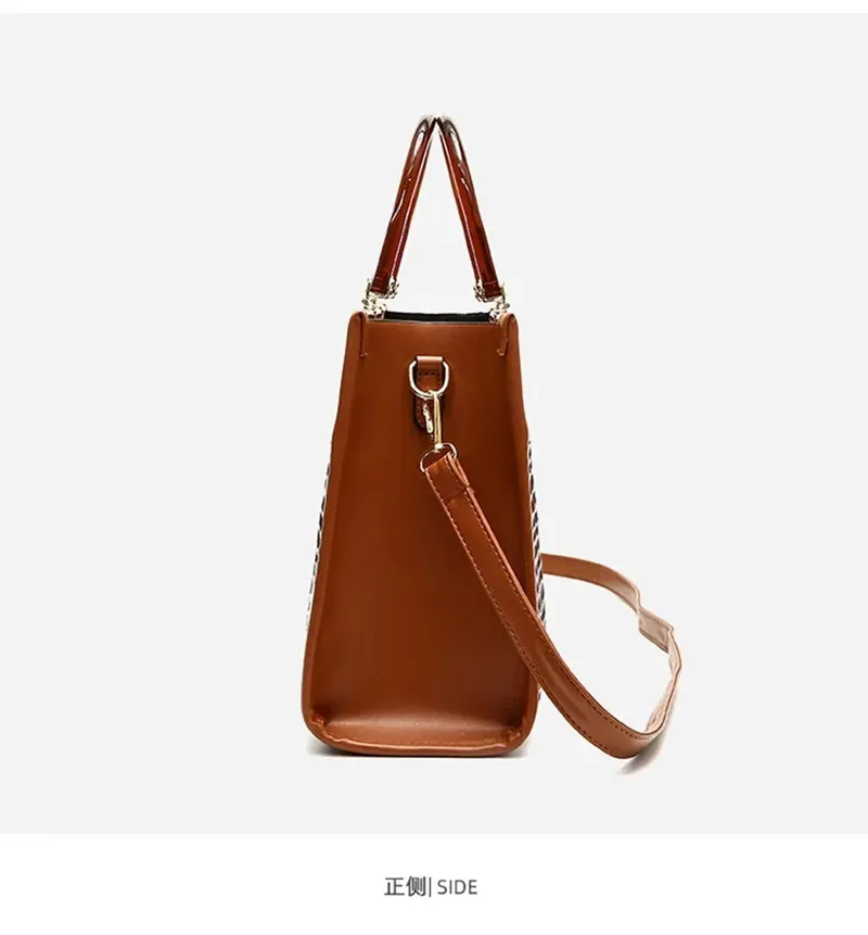 2023 Leopard Pattern Leather Large Capacity Women Handbags Luxury Designer Lady Tote Bag Shoulder Messenger Bags Shopper Bag