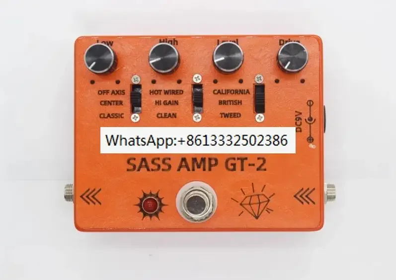 

DIY Hand Effect Maker GT-2 Duplicate Electric Guitar Speaker Simulates Distortion of a Single Circuit Board