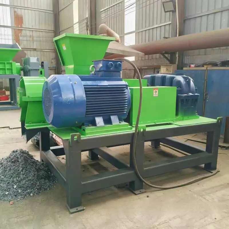 Bicycle Shredder Single-Axis Spiral Textile Machine Head Material Old Clothes Electric Vehicle