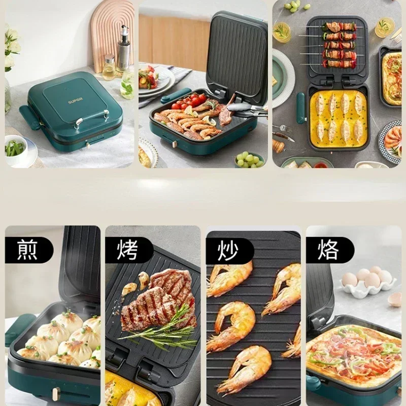 Multi-function new electric baking pan household double-sided heating griddle pancake removable and washable deepening oven