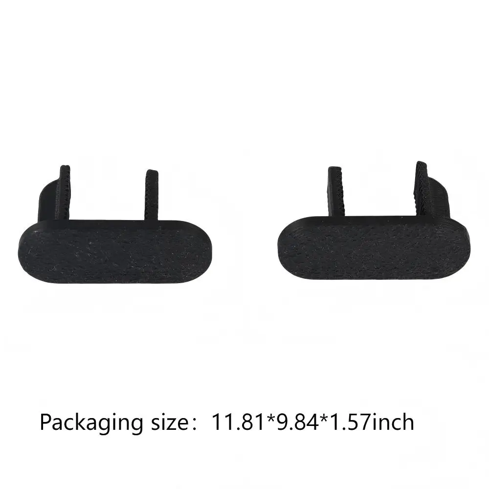 2pcs Car Parcel Shelf Clip Black Plastic Trunk Partition Clamp Durable For Ford Fiesta Mk8 2017-Onwards Car Accessories
