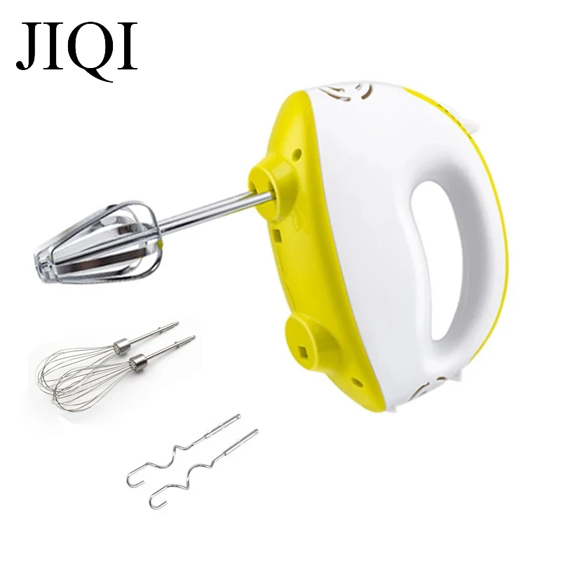 5 Speed Handheld Electric Food Mixer Eggs Beater Stirrer Batter Blender Whisk Cream Frother Stirrer Dough Hooks Food Processor