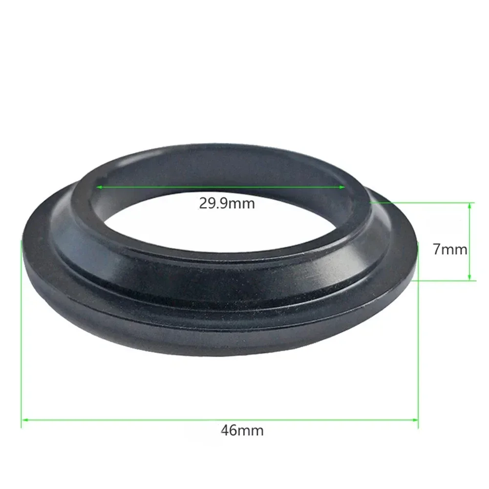 

Cone-shaped Headset Washer Crown Race Replacement 29.9mm Aluminum alloy Base Ring Bicycle Bike Sports Black Durable