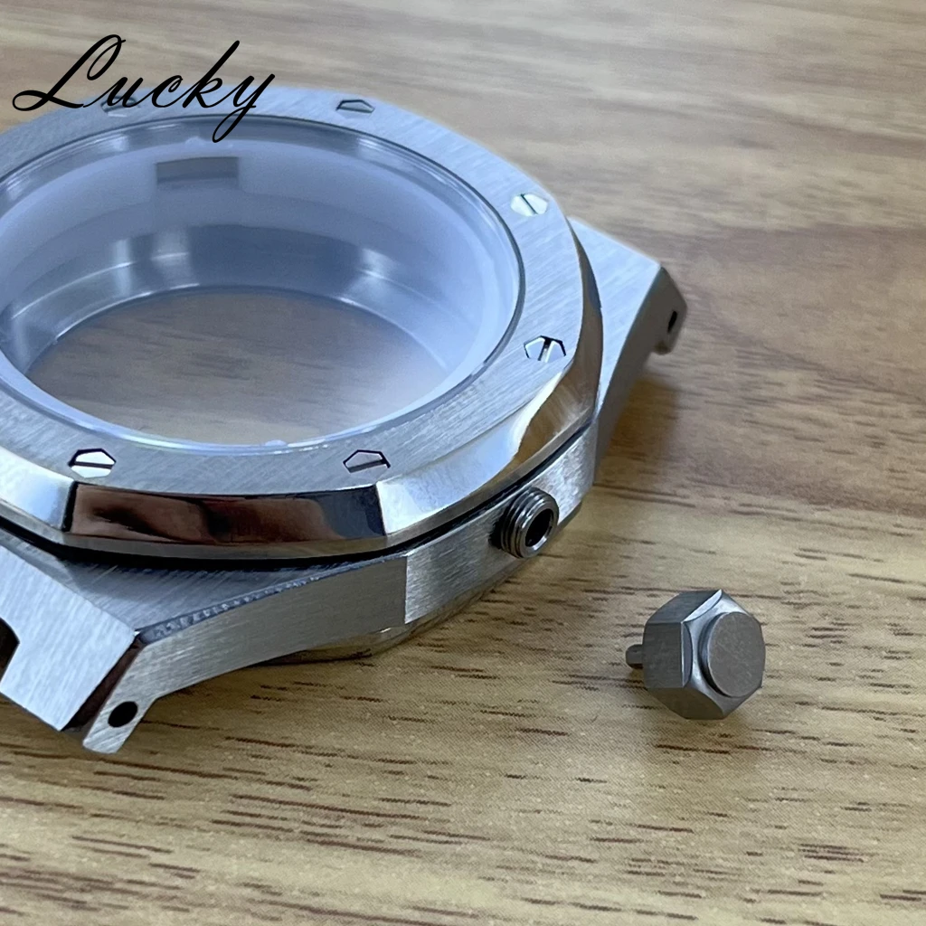 High Quality 41mm NH35 NH36 Watch Case Strap Sapphire Glass Stainless Steel Bracelet Dial Pointer for Automatic Movemen