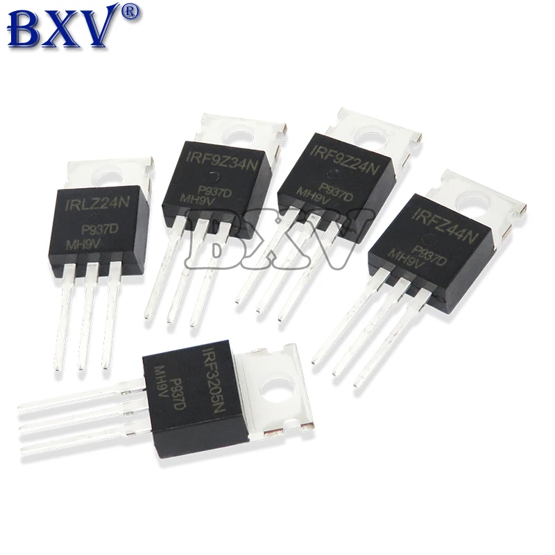 10PCS IRF9Z24 IRF9Z34 IRLZ24N IRLZ34N IRLZ44N Transistor TO-220 TO220 IRF9Z24 IRF9Z34 IRLZ24 IRLZ34