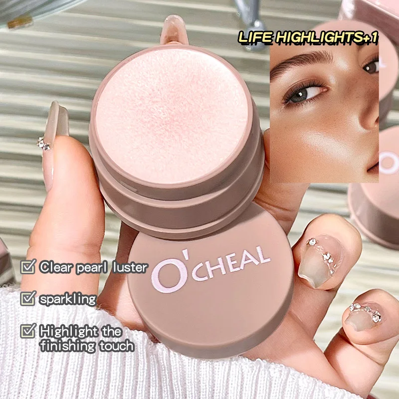 Highlighter, Concealer, Dark Circles, Nasolabial Folds, Facial Concealer, Brightening, Three-Dimensional Contouring Palette