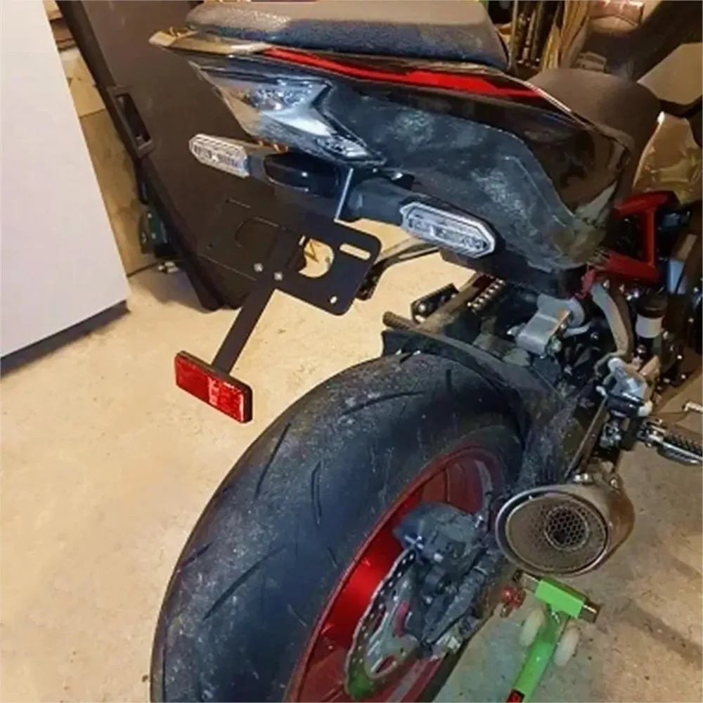 Motorcycle License Plate Holder Parts Extend Tail Reflector For Yamaha MT07 MT09 Tenere 700 YZF R1 R3 R6 R7 R125 XMAX 300 MT125