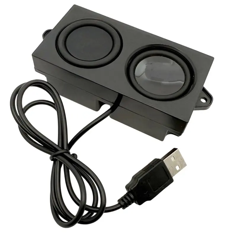 【PHONE ACCESSORY】Sound Card Driver Compatible 4Ohm 5W USB Speaker For Laptop With Plug And Play Functionality For Industrial PC