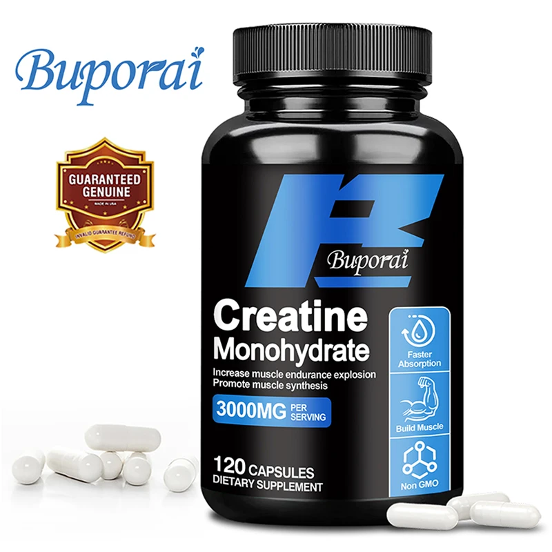 

Креатин моногидрат - снимает усталость, способствует росту мышц, повышает выносливость мышц, улучшает спортивные показатели.