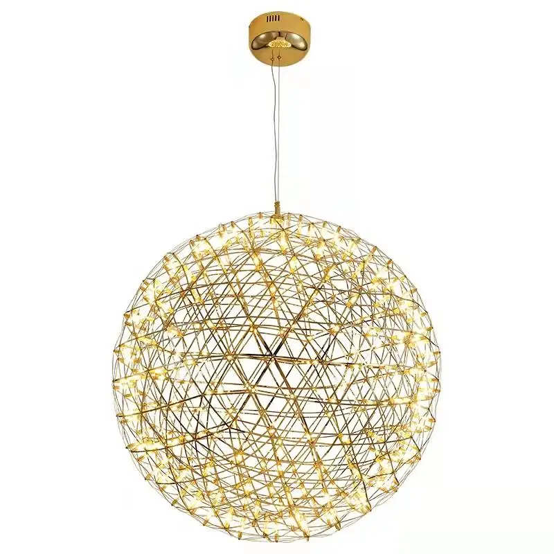 

Stars Sparkle LED Pendant Lamps Stainless Steel Body Living Room Bedroom Dining Room Hanging Lamps Industrial Style