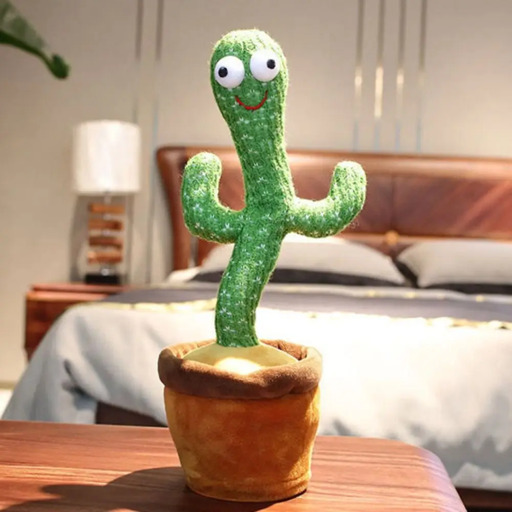 Cactus bailarín electrónico, Cactus que habla, versión en inglés, juguete de bailarina electrónica, juguetes de peluche interactivos para bailar