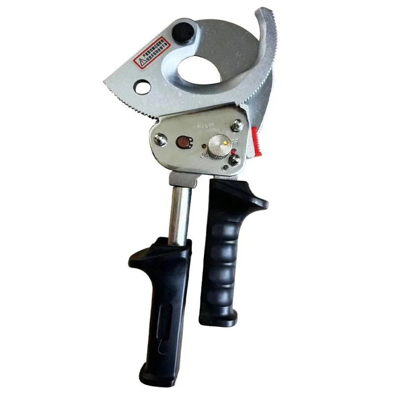 XLJ-D300/500 Ratchet Cable Shear Manual Electrician Gear Telescopic Heavy Duty Wire Cutter Special Crimping Tool