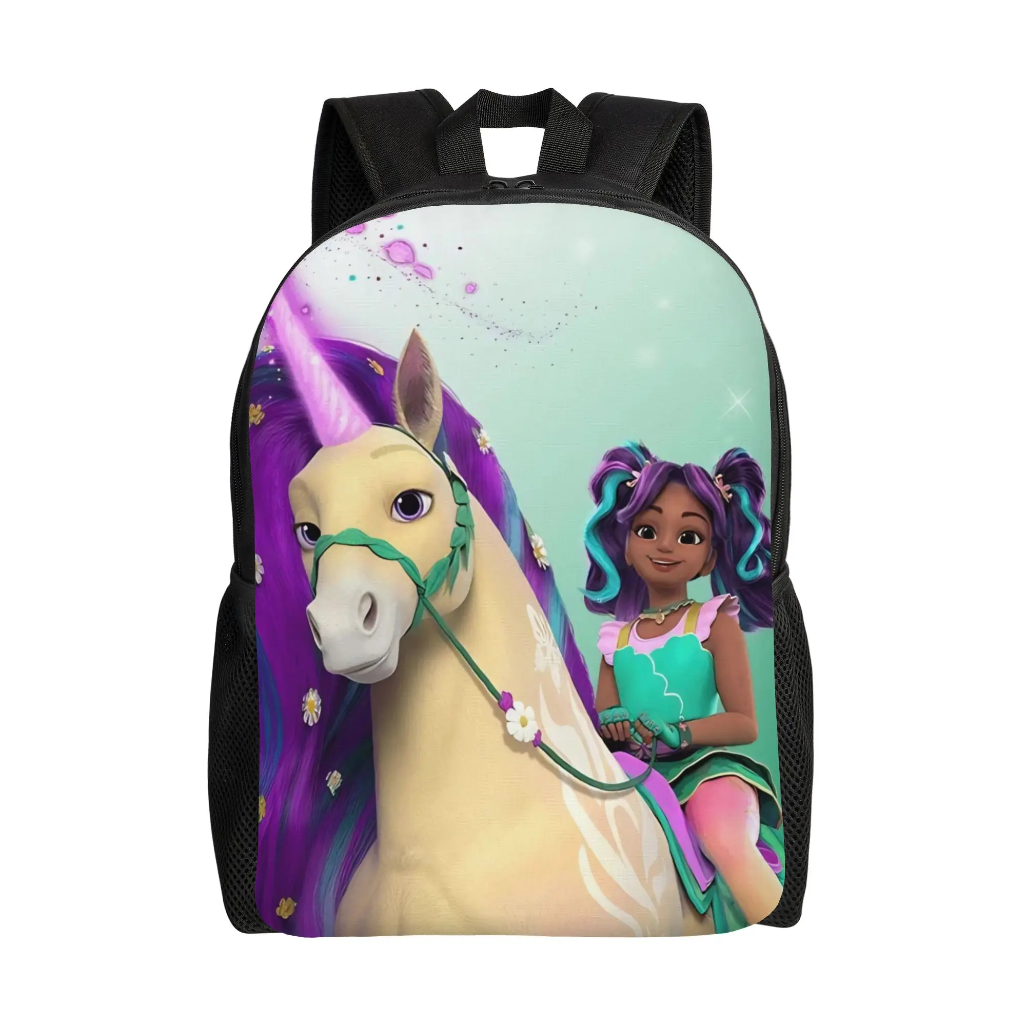 Unicorns A-Academy Animation Girls  Backpack for Men Women Teenage Student Business Daypack  College Shoulder Bag Lightweight